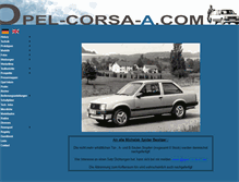 Tablet Screenshot of opel-corsa-a.com